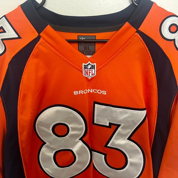 Wes Welker #83 Denver Broncos Super Bowl Nike Jersey XL - Picture 4 of 10